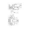 Baterija za kadu Rosan S2 GOLD 233101G