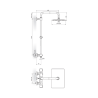 Baterija termostatska Rosan S2 2T37251