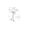 Baterija za lavabo Rosan J301001