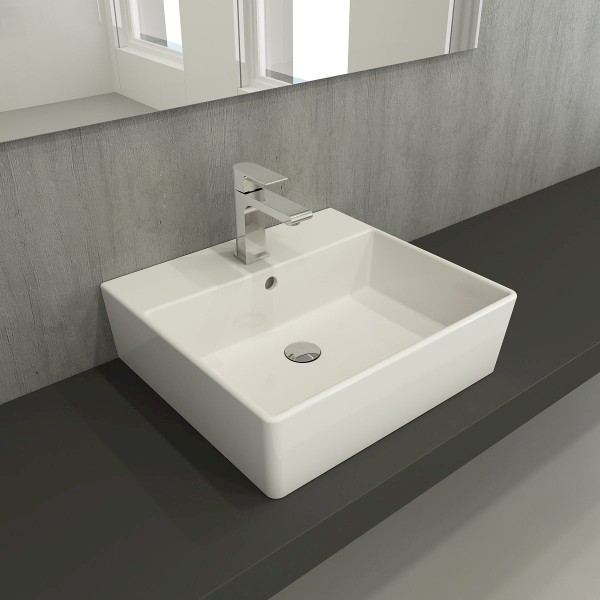 Bocchi Milano Lavabo 50cm sa rupom bela 1216-001-0126