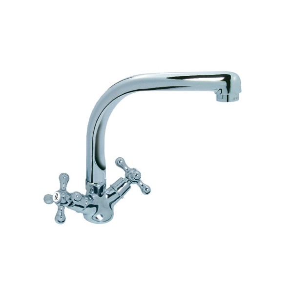 Baterija za sudoperu, lavabo izliv 180mm Rosan N23101