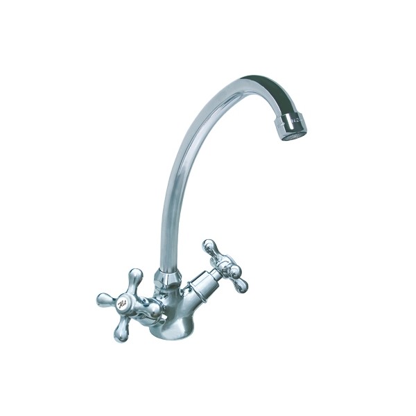 Baterija za sudoperu, lavabo Rosan izliv 130mm N23013