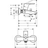 Baterija za kadu Hansgrohe  Focus 31940000