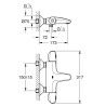 Baterija za  kadu 1/2" Grohe GRT 1000 New THM 34155003