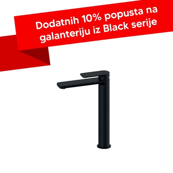 Baterija za lavabo L Rosan S2 Black 230109B