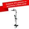 Baterija za tuš kadu Rosan S2 BLACK 237251B