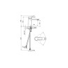 Baterija za lavabo Rosan BLAU B130100B