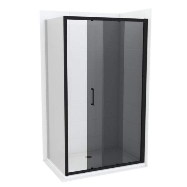 Klizna vrata 1400x1950 Concept Atlas Black Providno Staklo 6mm C-02-B4140