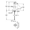 Baterija za lavabo XL Grohe Bauloop 23764001